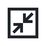 Fullscreen Exit SVG Icon
